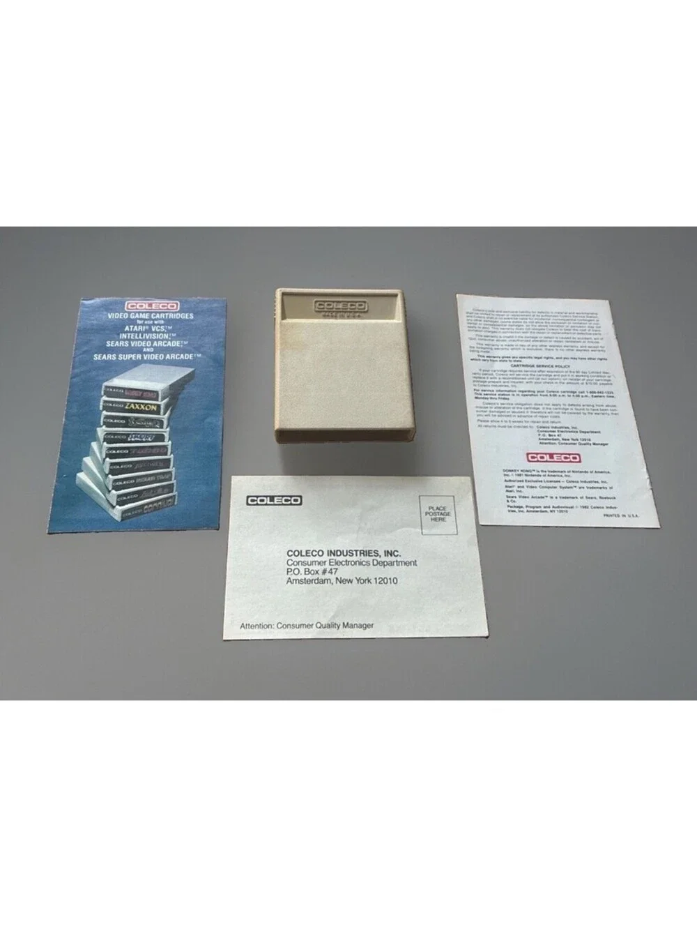 Donkey Kong (Atari 2600, 1982), Tested! Instructions Manual Catalog Coleco Game